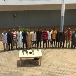 Suspected killers of former CDS Alex Badeh, being paraded by the DHQ