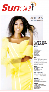 SUN GIRL: JUDITH MBAH, 07031367393-075059