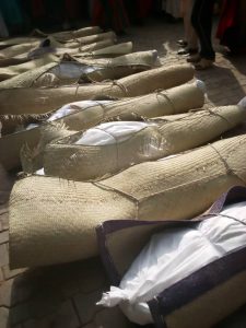some of the corpses of the victims before burrial in katsina.