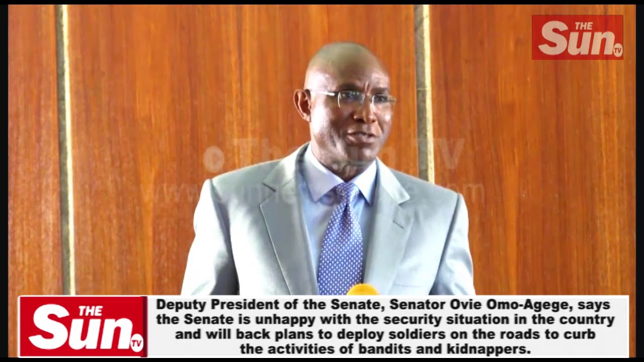 VIDEO: Senate unhappy with security situation in the country — Deputy Senate President, Omo-Agege
