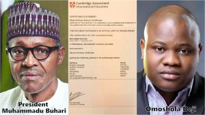 Buhari cert. & education essen. By O.Deji