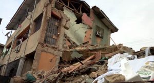 Lagos: Two-storey building collapses in Gbagada