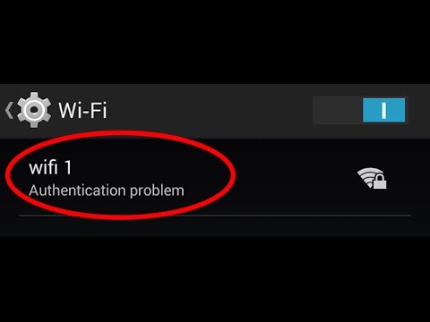 How to solve Wi-Fi authentication problem