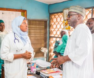 The Executive Governor of Kwara State, AbdulRahman AbdulRazaq on Sunday visited Children Hospital Centre Igboro, Ilorin