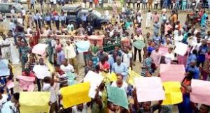 Protesters storm APC