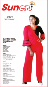 SUN GIRL: JANET, 08105584997