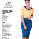 SUN GIRL: JANET TORYILA, 08105584997