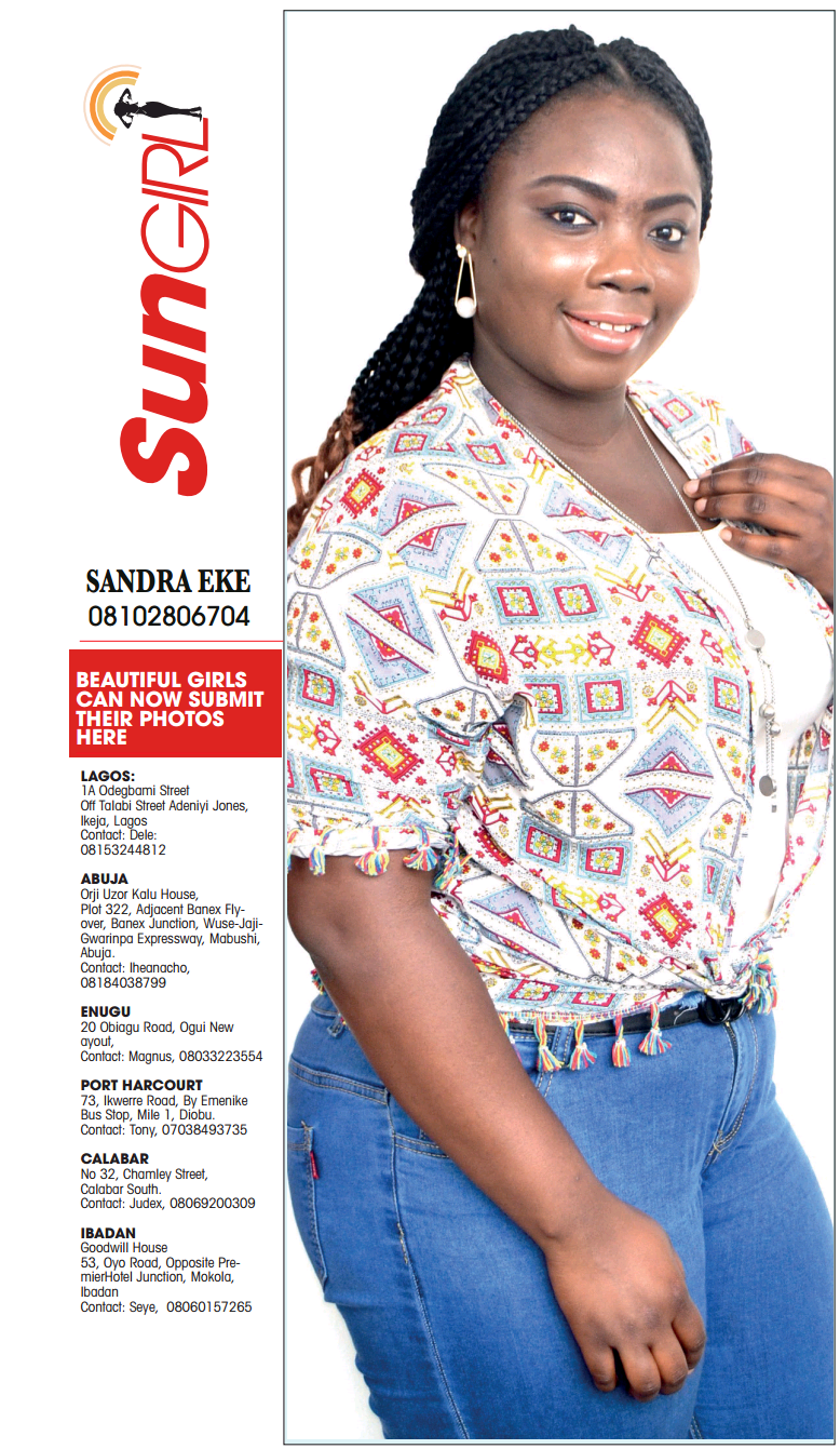 SUN GIRL: SANDRA EKE, 08102806704