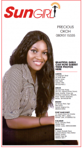 SUN GIRL: PRECIOUS OKOH, 08093115335