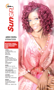 SUN GIRL: AIDEE UDOFIA, 07036672328