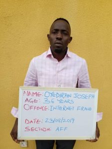 The-suspected-fraudster-arrested-by-the-EFCC