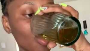 Woman-who-drinks-urine