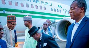 buhari arrives