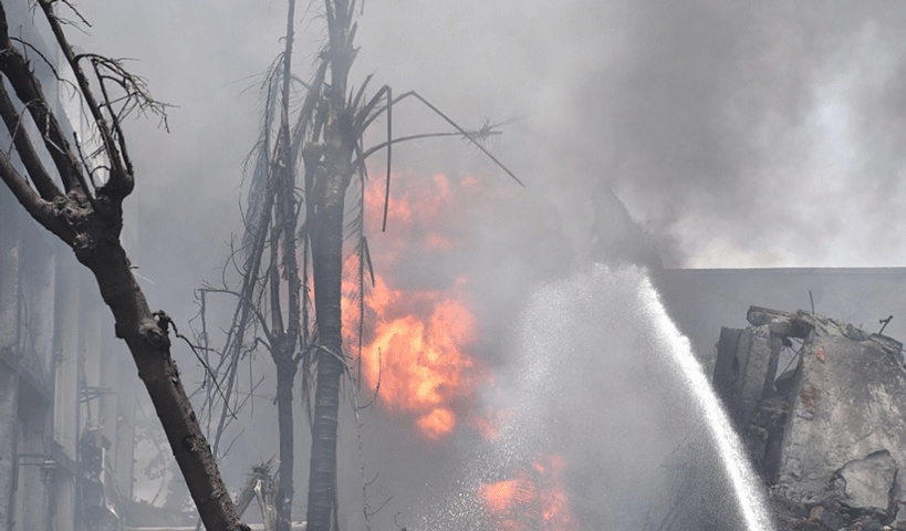 factory explosion