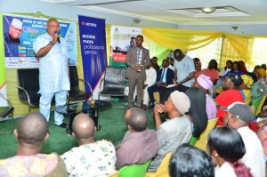 Ajeromi Ifelodun Council Chairman, Hon Fatai Ayoola addressing the participants copy