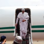 PRESIDENT BUHARI RETURNS FROM DAURA, KATSINA