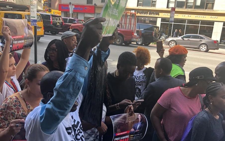 Buhari, Sowore’s supporters clash in New York