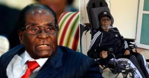 Former Zimbabwean leader Robert Mugabe