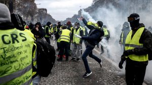Yellow Vest protesters in Paris face tear gas, multiple arrests