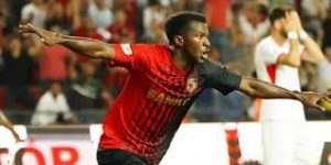 Olanrewaju Kayode sees red in Turkey