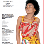 SUN GIRL: DEBBIE BEE OMA, 08167457677