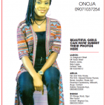 SUN GIRL: ADA ONOJA, 09071037254