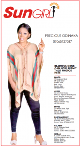 SUN GIRL: PRECIOUS ODINAKA, 07065127087
