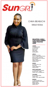 SUN GIRL: CHIKA IBEABUCHI, 08062100366