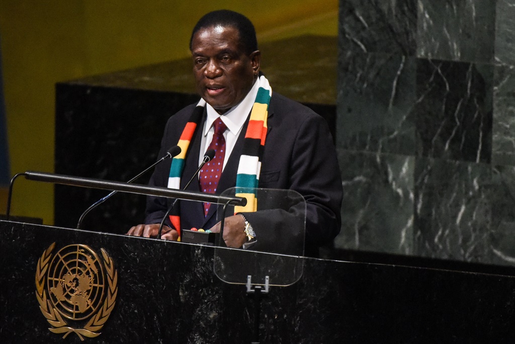 Zimbabwe President Mnangagwa pleads for sanctions removal at UN