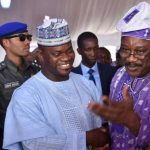 Kogi State Governor Yahaya Bello (l), Former Senator Smart Adeyemi (r)