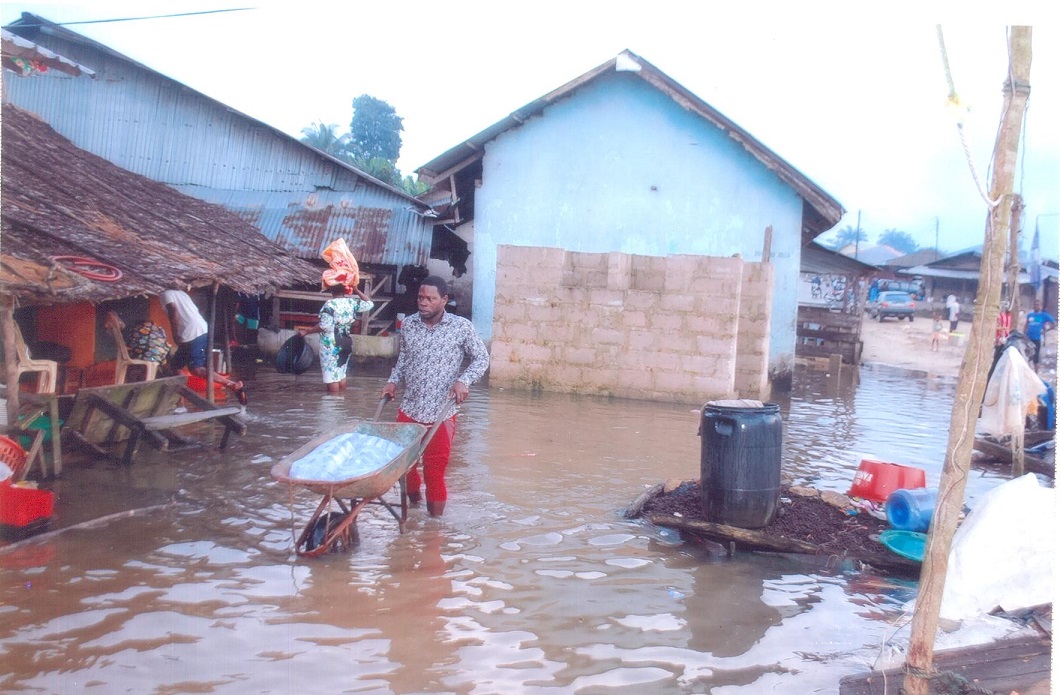 The communnity sacked by the flood