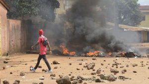 Guinea- 2 killed in protests against change to constitution
