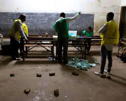 Mozambique counts votes amid sporadic protests