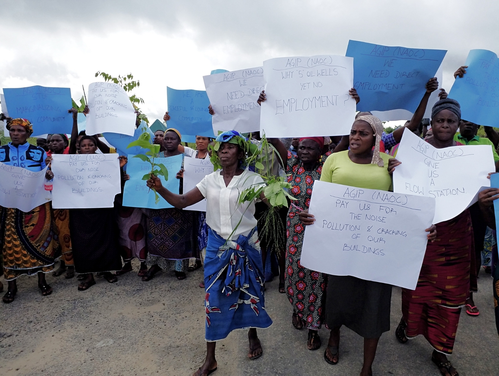 Delta community protests, alleges neglect by Agip