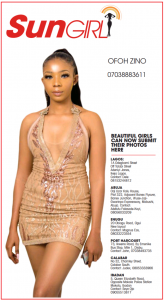 SUN GIRL: OFOH ZINO, 07038883611