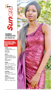 SUN GIRL: GEORGE TEMILOLUWA, 08128858183