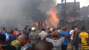 market fire