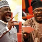 Dino Melaye (left), Smart Adeyemi (right)