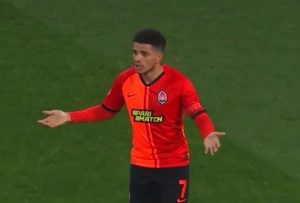 Brazilian player sent off in Ukraine for reacting to racist insults