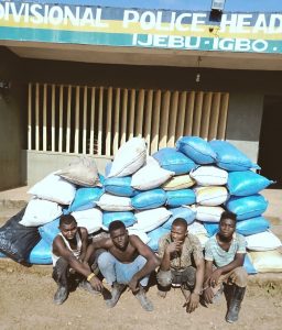Suspects arrested with 42 bags of cannabis in Ogun