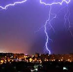 Lightning strikes