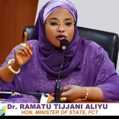 Minister of State for Federal Capital Territory (FCT), Dr. Ramatu Tijjani Aliyu
