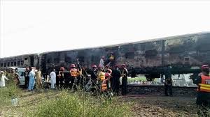 Pakistan’s train fire claims 74