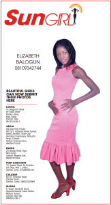 SUN GIRL: ELIZABETH BALOGUN, 08109342744