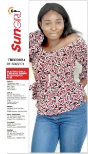 SUN GIRL: THEODORA, 08162422774