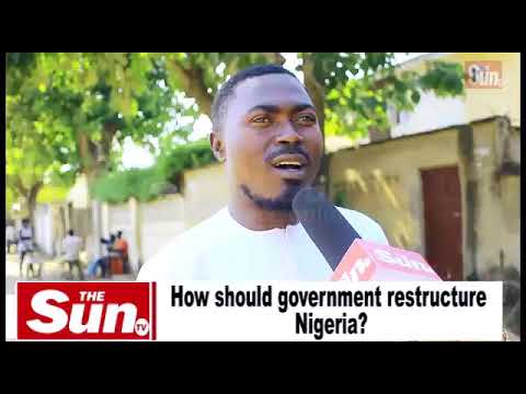 VIDEO: Nigerians speak on how Government should restructure nation