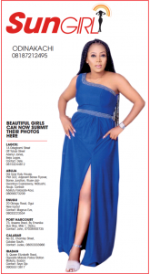 SUN GIRL: ODINAKACHI, 08187212495