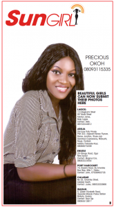 SUN GIRL: PRECIOUS OKOH, 08093115335