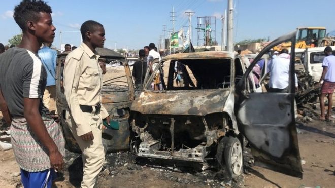 Car bomb in Mogadishu kills 20