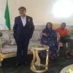 Minister of Labour and Employment Chris Ngige pays a visit to the family of late Senator Benjamin Uwajumogu